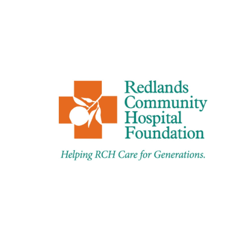 A logo for the redlands community hospital foundation.