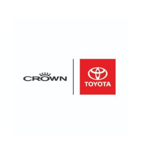 A picture of the toyota logo and crown brand.