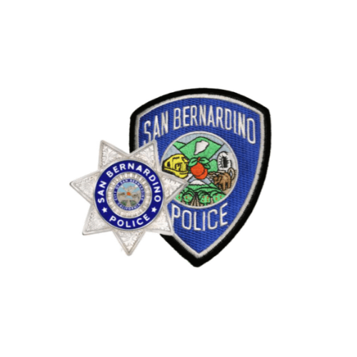 A patch of the san bernardino police department.