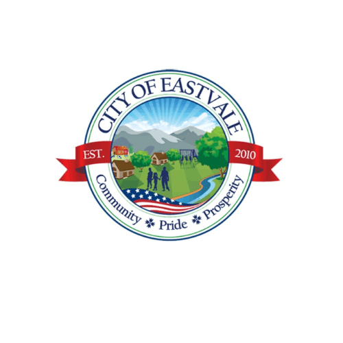 A logo of the city of eastvale