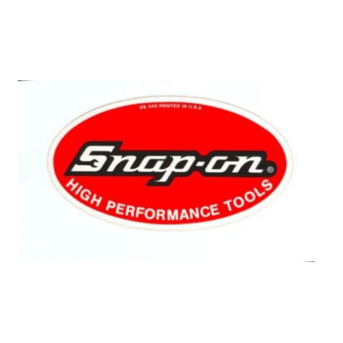 A red and white logo of snap-on.